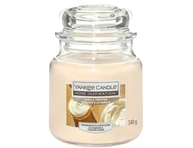 Αρωματικό Κερί Yankee Candle με διάρκεια καύσης έως 60 ώρες και άρωμα Vanilla Frosting 1570515E