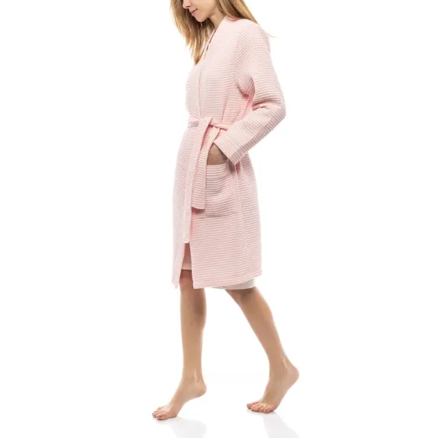 Γυναικεία Ρόμπα Waffle Nos W1242 Cosmos Blue Pink Label - XL 2