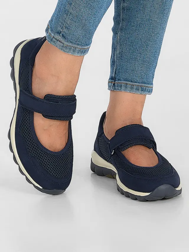 Gabor Sneakers Γυναικείο δέρμα/δέρμα Nubuck Μπλέ GAB/66961N 36-BLUE 2