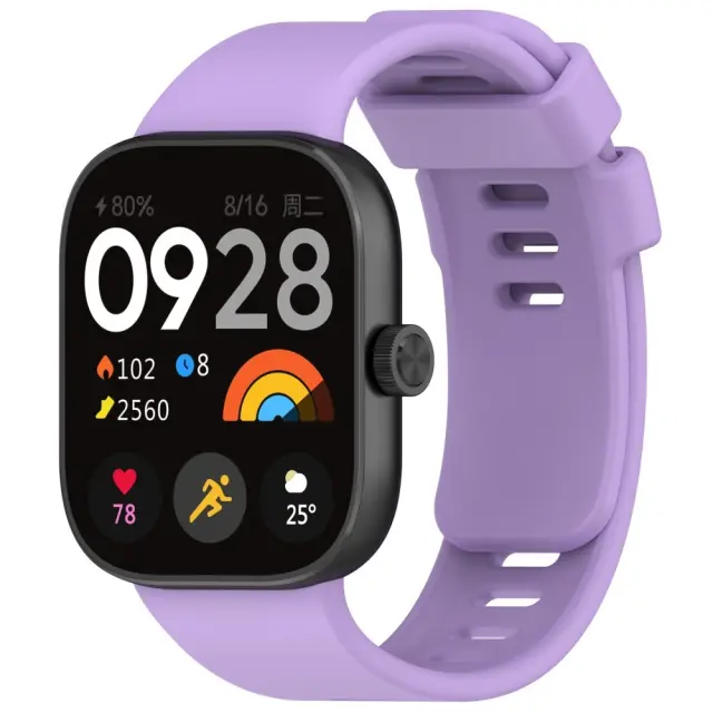 Λουράκι Σιλικόνης για Redmi Watch 6/5/4 Smart Band 9 Pro/8 Pro - Purple OEM