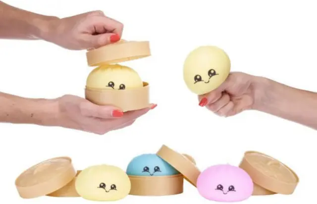 Taba World Stress Ball Squishy Αφρώδες Πολύχρωμο (Διάφορα Σχέδια) Squishy dumpling stress ball 1 τεμάχιο 2