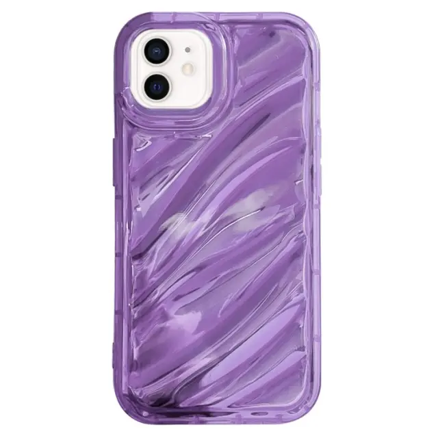 Θήκη Σιλικόνης για iPhone 11 Waves - Purple OEM