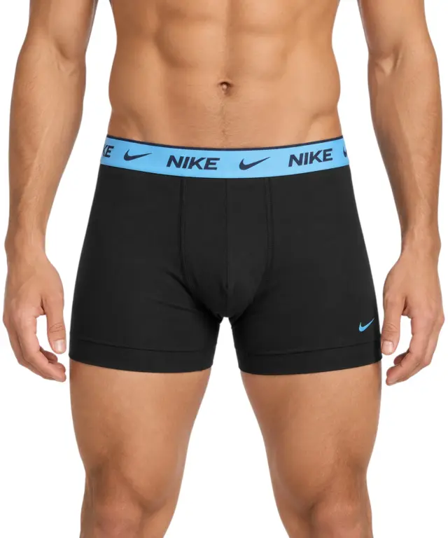 Nike - Ανδρικά Μποξεράκια Essential Cotton Stretch Trunk NQ00KE1284-070 Μαύρο 3