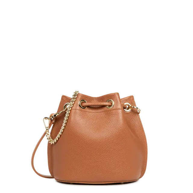 LANCASTER PARIS BUCKET BAGS (470-80-CAMEL) 3