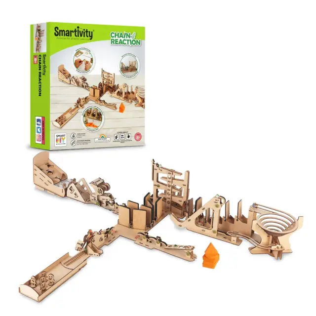 Smartivity DIY Κατασκευή 3 σε 1 'Ντόμινο, Μπόουλινκ, Skee Ball' (8+ ετών) 537365