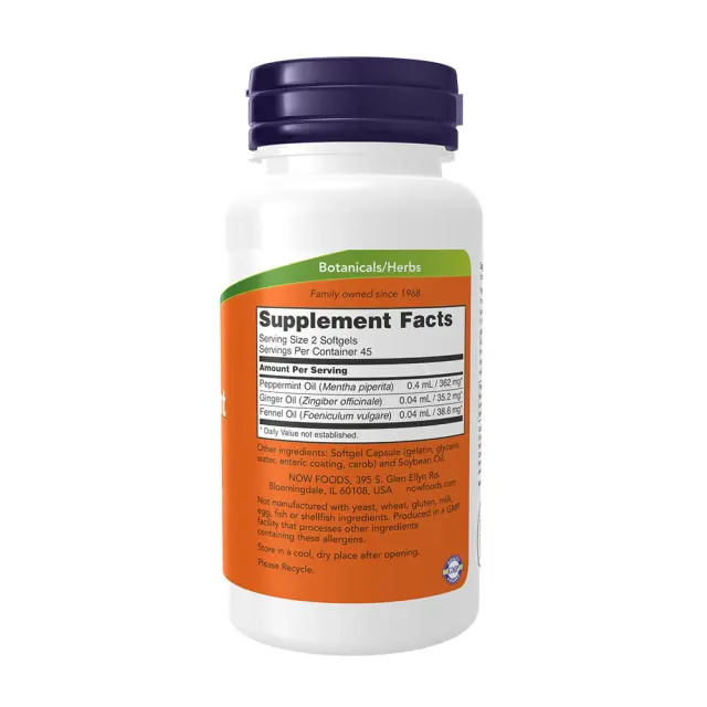 Now Foods Peppermint Gels 2