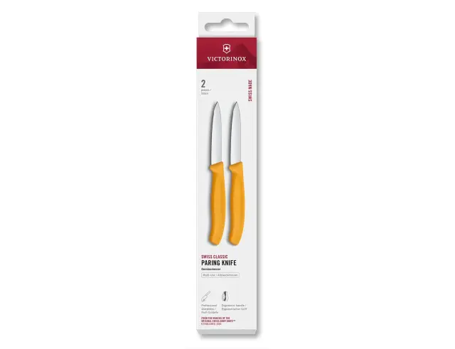 Σετ Μαχαίρια Γενικής Χρήσης Victorinox Swiss Classic με μήκος λεπίδας 8cm - Yellow - 2 τεμάχια6.7608.2C1 2