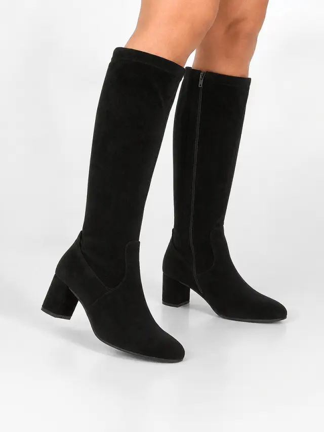 Gabor Μπότες Γυναικείο microvelour Μαύρο GAB/803705 001-BLACK - 37 2