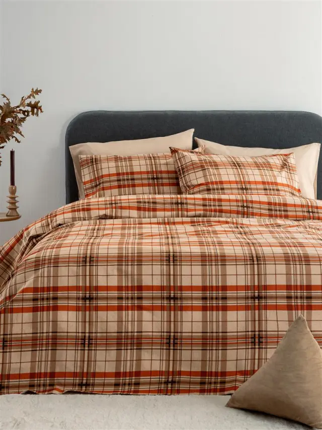 Σετ Παπλωματοθήκη Υπέρδιπλη Flannel Beauty 240x250 FB0248 Υπέρδιπλες
