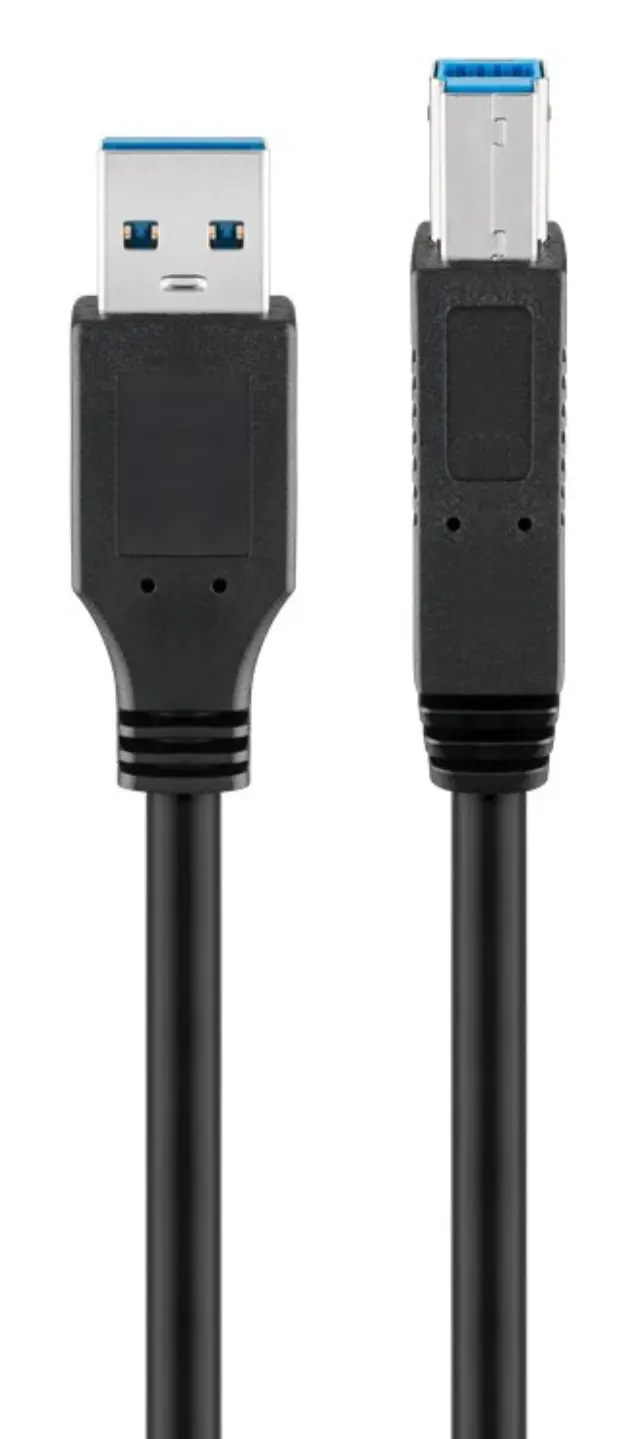 GOOBAY καλώδιο USB 3.0 σε USB Type B 95719, 1m, 5Gbps, μαύρο (Συνηθως για Εκτυπωτες)