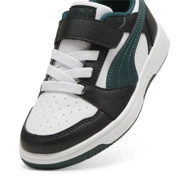 Puma Rebound v6 Low (PS) (397419-15) - Λευκό-Μαύρο 3