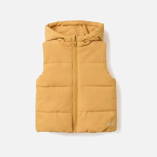Zippy Γιλέκο Puffer Κουκούλα Μουσταρδί για Βρεφικό Αγόρι