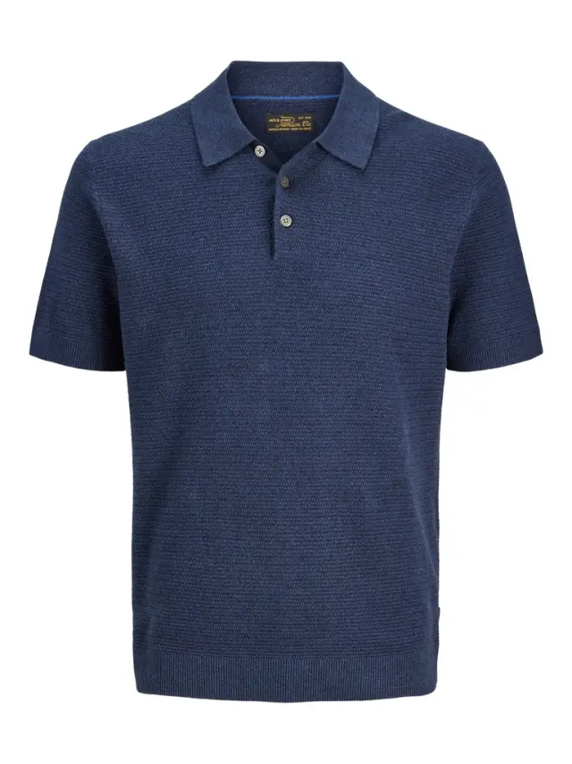 JPRBLURILEY KNIT POLO SS SN - Insignia Blue