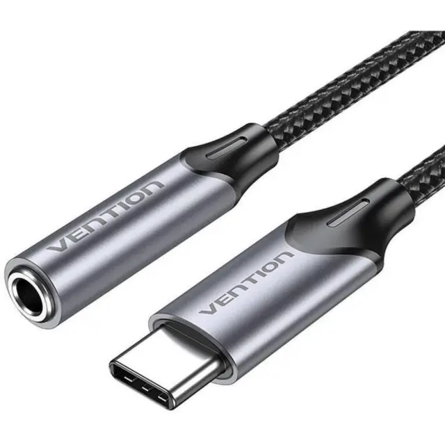 Vention USB-C to 3.5 mm DAC audio adapter, 1 m