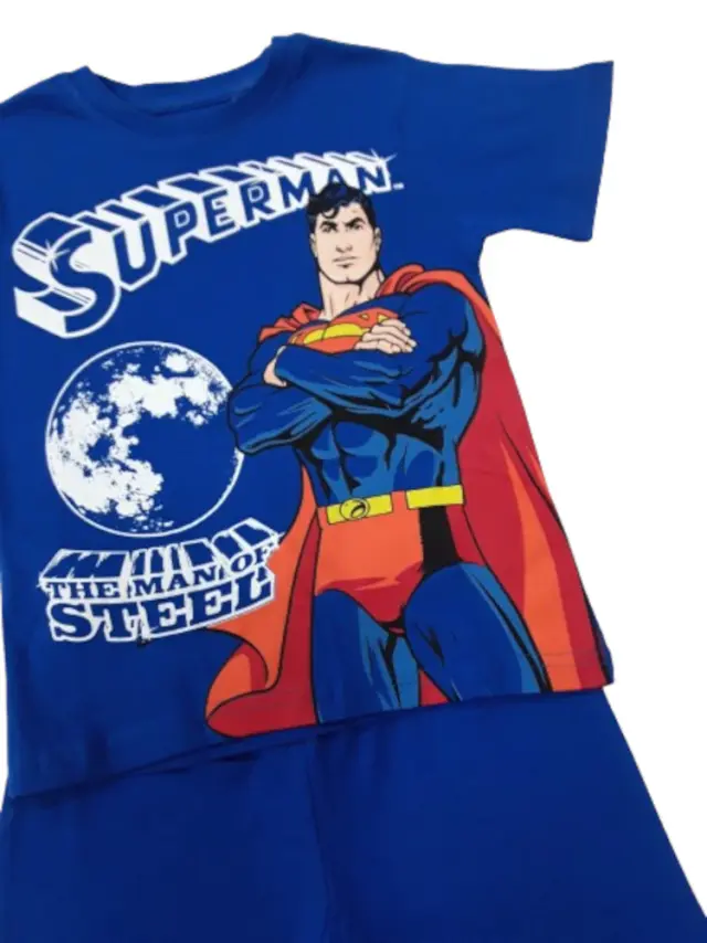 Πιτζάμα Καλοκαιρινή Superman Blue 80102030001 - 7-8 Y (128cm) 3