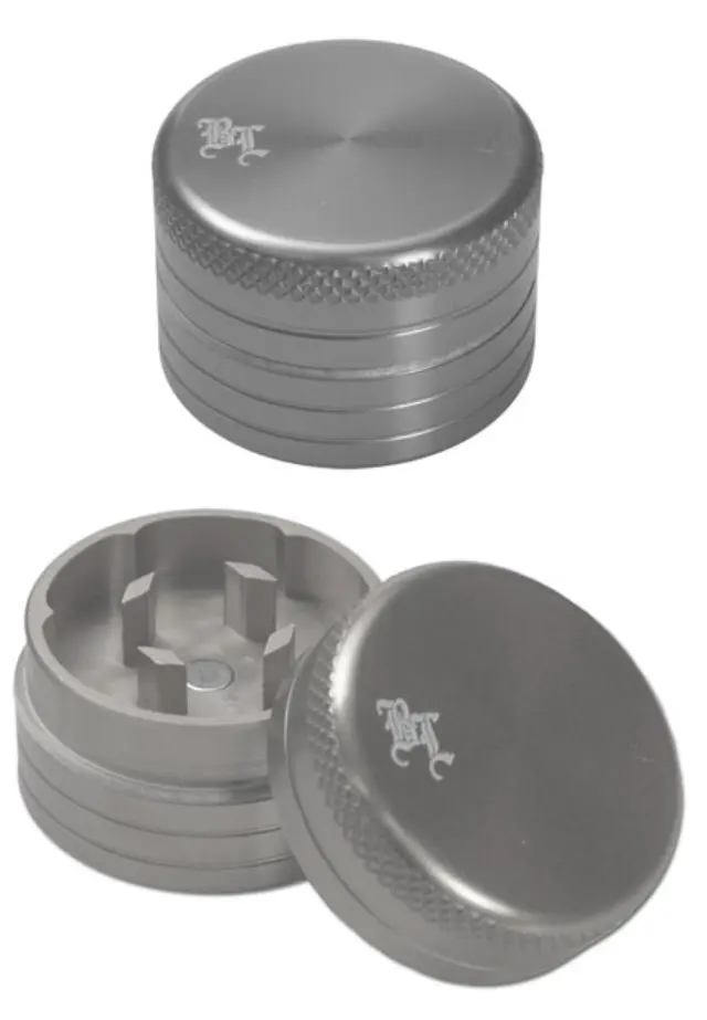 BL Grinder Τρίφτης Mini Αλουμινίου Ασημί 29mm - 2 Parts
