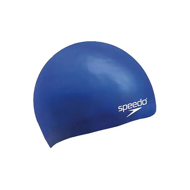 Speedo Unisex Junior Plain Moulded Silicone Cap Μπλε 8709900002 (Speedo) - One Size