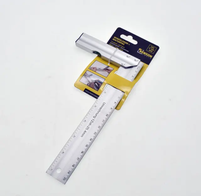 Try square 200 x 100 mm + spirit level