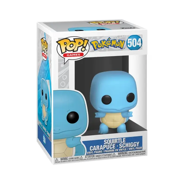 Funko POP! Φιγούρα Βινυλίου Games: Pokemon - Squirtle Carapuce - Schiggy #504 Vinyl Figure 2