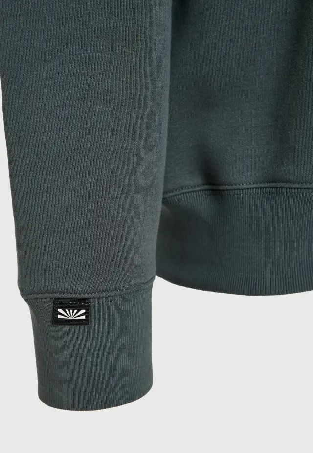 Funky Buddha Crewneck Hoodie Grey FBM014-003-06-Grey - 3XL 3