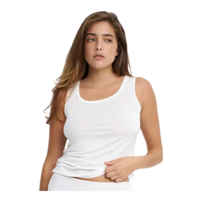 Luna Γυναικείο Φανελάκι Αμάνικο Micro Touch Comfort, Χρώμα Ιβουάρ
