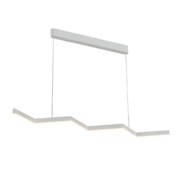 ΚΡΕΜΑΣΤΟ ΦΩΤΙΣΤΙΚΟ LED ACA KY011AD25WH ZIGZAG ΑΜΜΩΔΕΣ ΛΕΥΚΟ ΑΛΟΥΜΙΝΙΟ + ΣΙΛΙΚΟΝΗ 30W 2800K-3200K-4000K 1200LM IP20 1200MM / KY011AD25WH