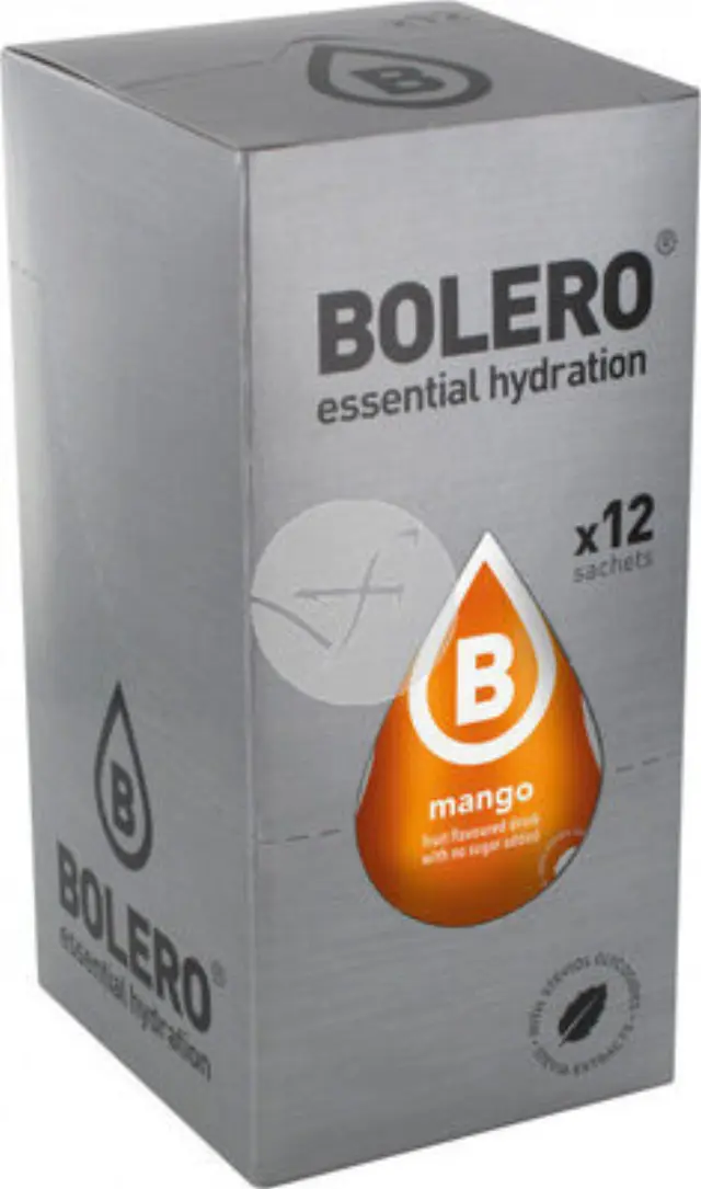 BOLERO Μάνγκο - Χυμός Σε Σκόνη για 1,5LT (Κουτί των 12) 9gr