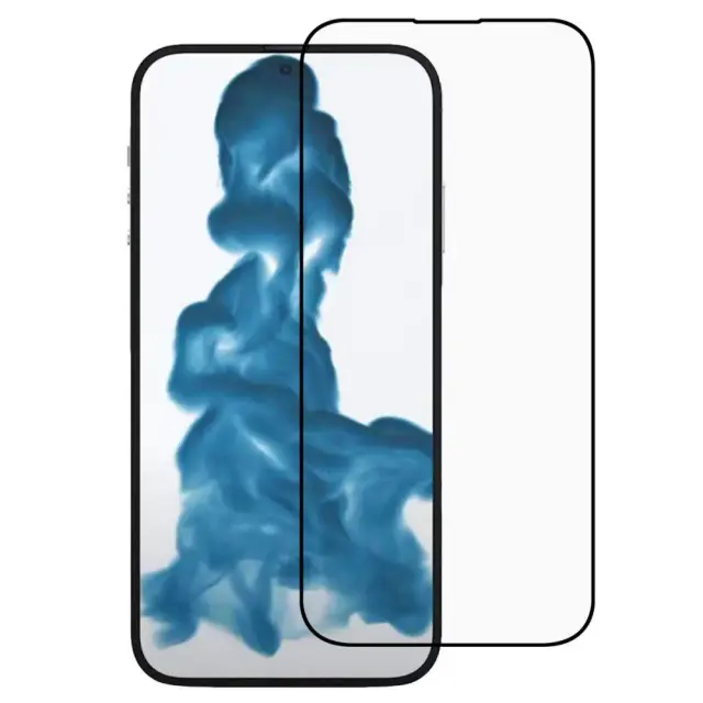 Full Cover Tempered Glass για iPhone 15/15 Pro/16 Full Cover Black OEM