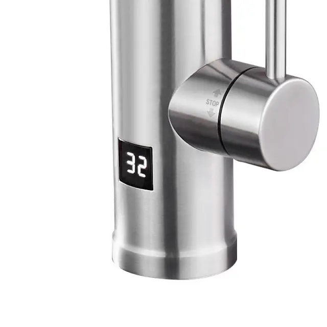 Ταχυθερμαντήρας Βρύση Inox Με Οθόνη 3300W OSIO OHF-2030D 2