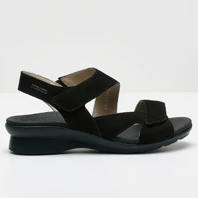 Mephisto Πέδιλα Γυναικείο δέρμα Nubuck Μαύρο MEP/PASKA BLACK - 41