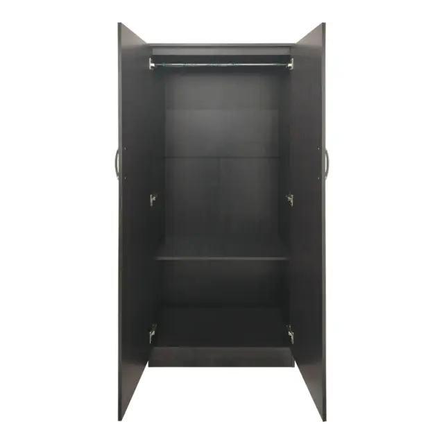 Ντουλάπα τετράφυλλη με πατάρι Athos Ι pakoworld wenge 160x42x240εκ 3