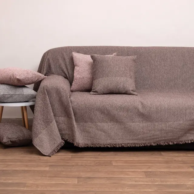 Ριχτάρι Πολυθρόνας 180x150 Viopros 2218 Βέγκε 100% Chenille