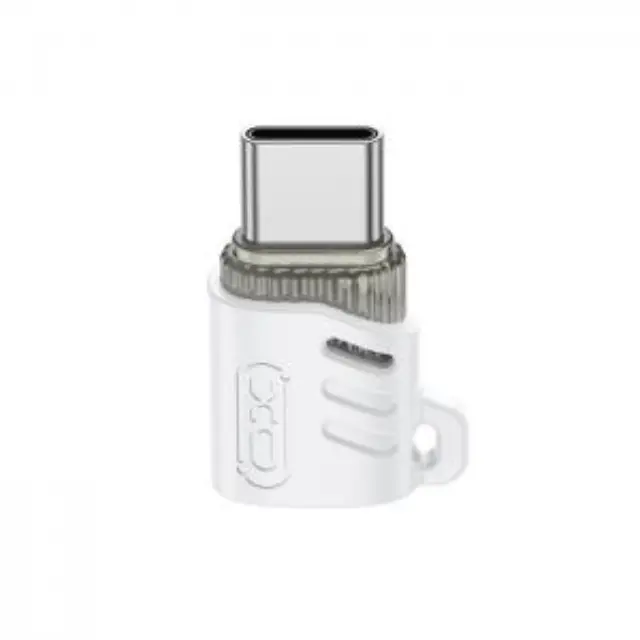 Αντάπτορας USB High-Speed type-C αρσ. θηλ. - Micro USB θηλ., σε λευκό χρώμα 2
