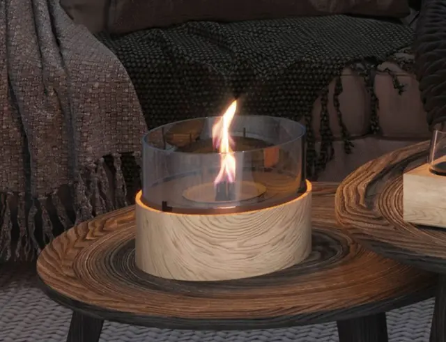 Επιτραπέζια Εστία Φωτιάς Café 18 Tenderflame με διάρκεια καύσης 4 - 5 ώρες, χωρητικότητα δεξαμενής 250ml και διαστάσεις 18x13.7cm - Natural TF-600032