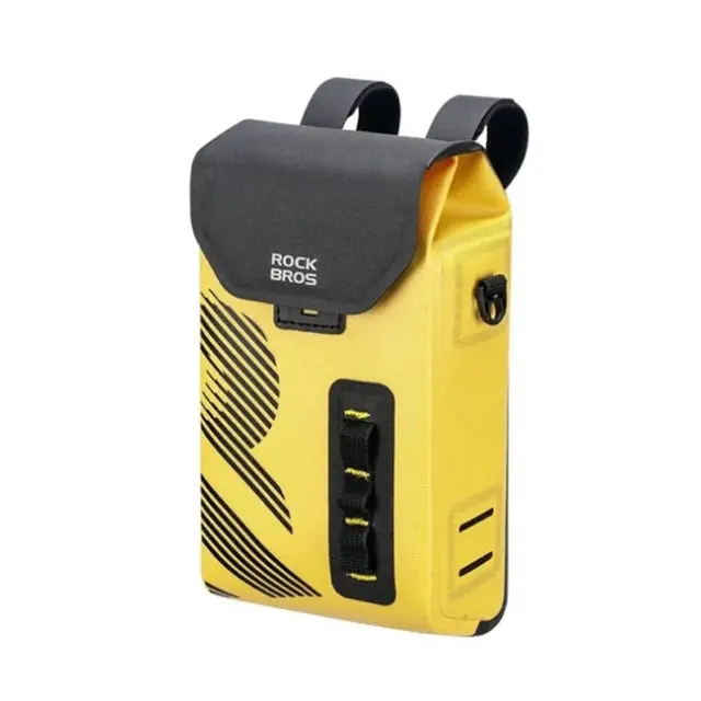 Rockbros AS-160 Waterproof Handlebar Bicycle Bag 1.3L Yellow