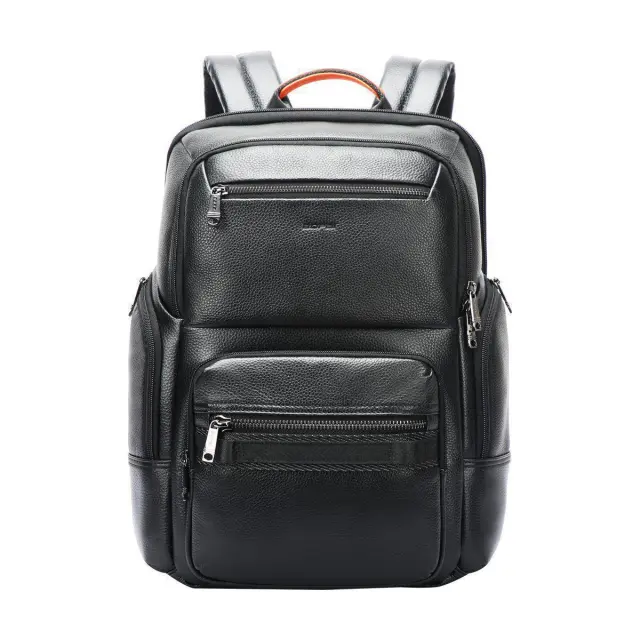 Δερμάτινο Σακίδιο 20L Laptop 15,6 Bopai 61-129721 μαύρο - One Size