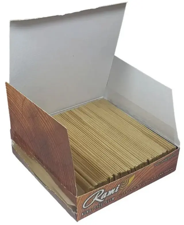Rami Χαρτάκια Ακατέργαστο Dispenser King Size Slim - 1716φ. 2