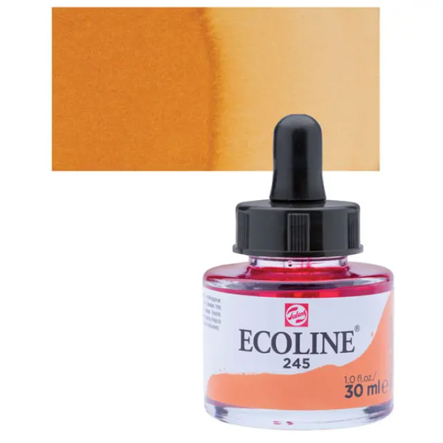 Μελάνι Talens Ecoline - 245 Saffron Yellow - 30ml