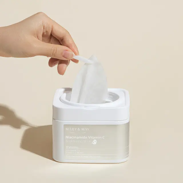 Mary&May Niacinamide Vitamin C Brightening Mask Μάσκα Προσώπου με Νιασιναμίδη & Βιταμίνη C, 30τεμ 3