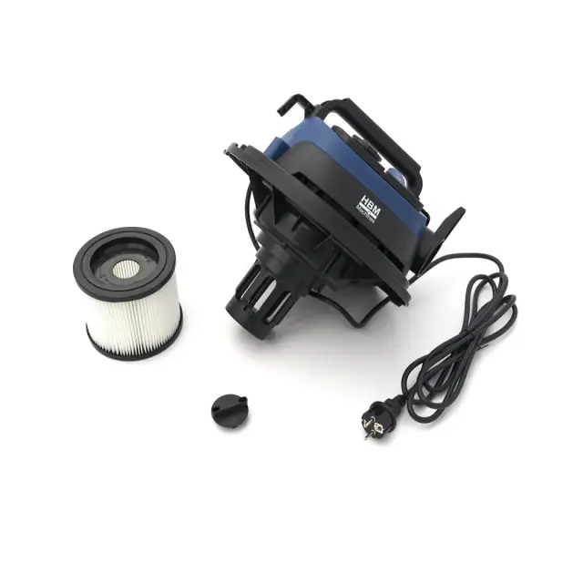 Σκούπα Υγρών & Στερεών HBM H134544 1600W 40L με Πρίζα & HEPA 3