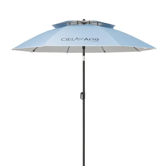 ESCAPE Ομπρέλα Παραλίας Aria Ciela 1,8m PE 140gsm UPF50+, Γαλάζιο (12010)