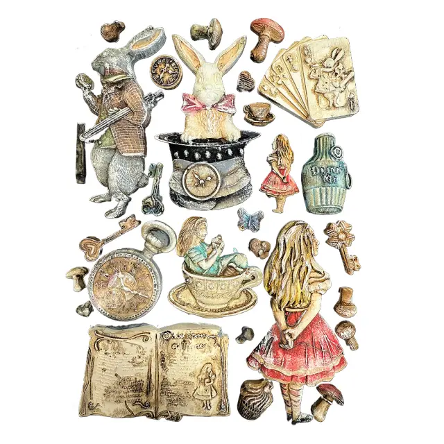 Καλούπι σιλικόνης A5, 15×21cm, Stamperia, Alice in Christmas 2