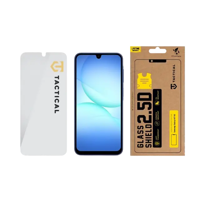 Tactical Glass Shield 2.5D for Samsung Galaxy A18 4G / A17 4G/5G Clear 3