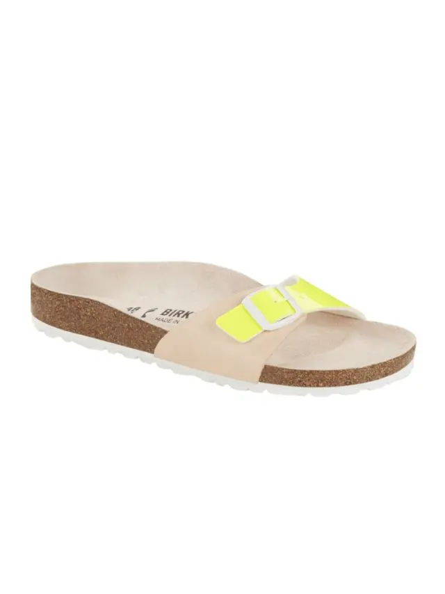 Birkenstock Πέδιλα Γυναικείο Birko-Flor/Δέρμα Κίτρινο BIR/MADRID 1018849 YELLOW 2