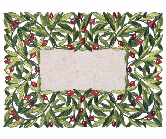 Σουπλά 2353 (35cm x 50cm) κόκκινη ελιά - -
