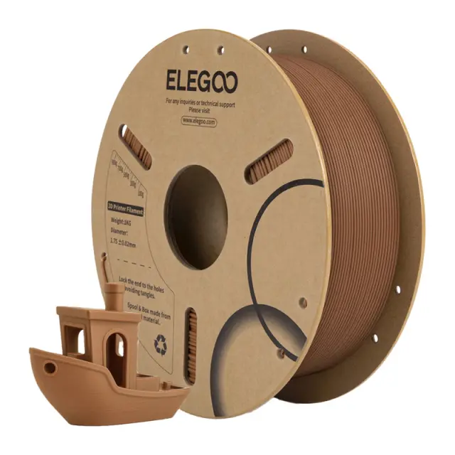 Elegoo Wood PLA Teak Wood 1kg 2