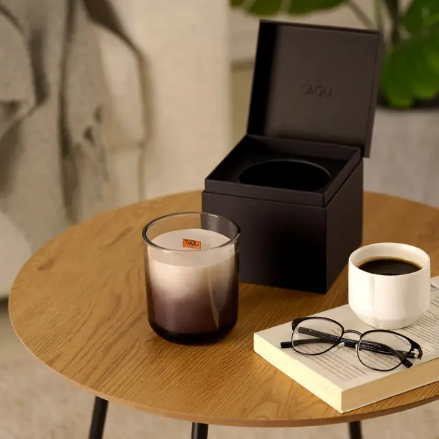 TAGU candleplace Κερί με Ξύλινο φυτίλι 380g 2