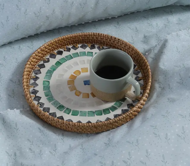 ΔΙΣΚΟΣ ΥΑΚΙΝΘΟΥ MOSAIC D28X3,5 NEF-NEF HOMEWARE NATURAL