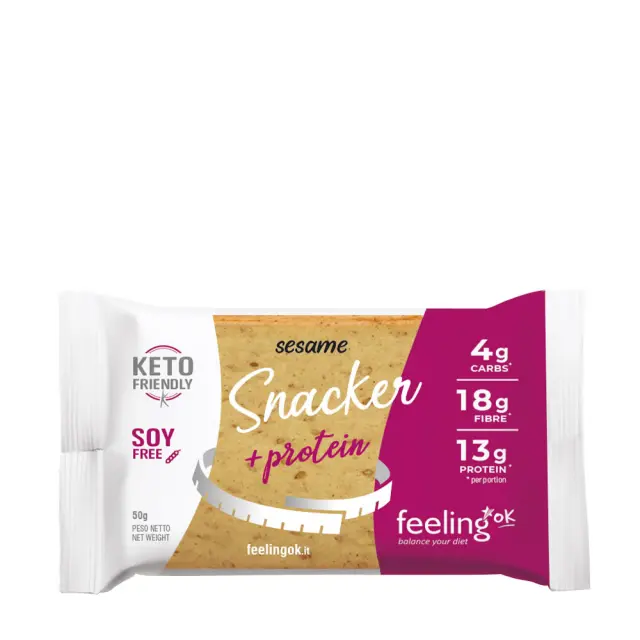 FeelingOK High Protein+Fiber Snacker Seasame, 50 g
