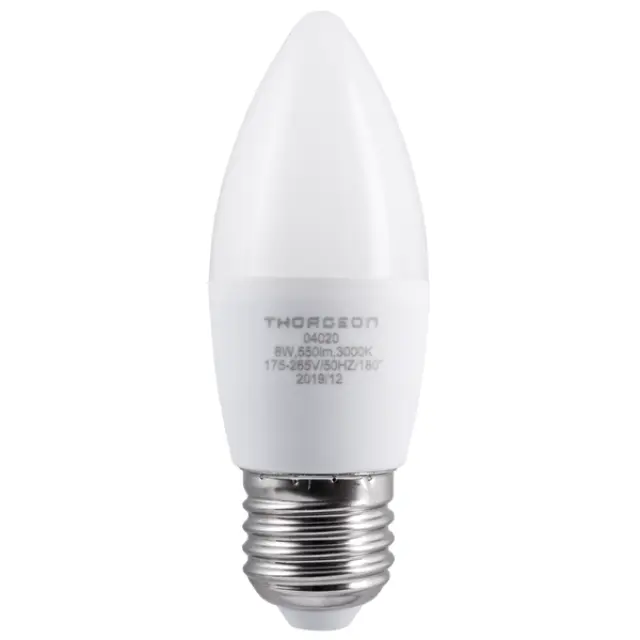 LED Light bulb 8W E27 B35 3000K 550lm